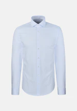 Slim Performance-Hemd Struktur in Hellblau |  Seidensticker Onlineshop