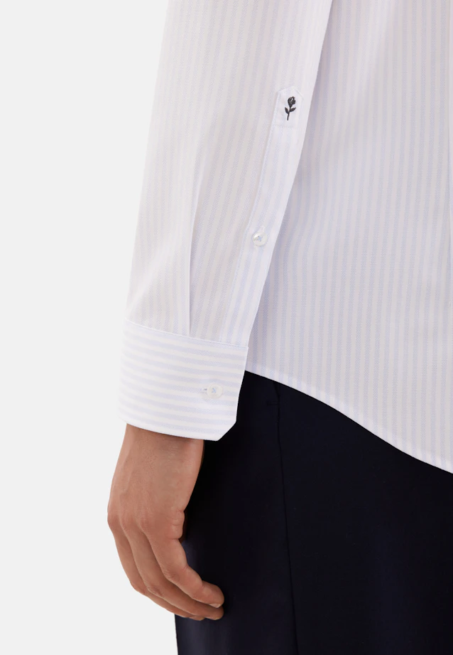 X-Slim Chemise d'affaires Rayures in Bleu Clair |  Seidensticker Onlineshop