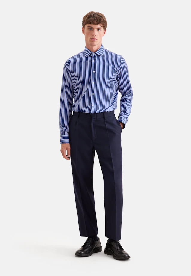 Shaped Chemise d'affaires Rayures in Bleu Foncé |  Seidensticker Onlineshop