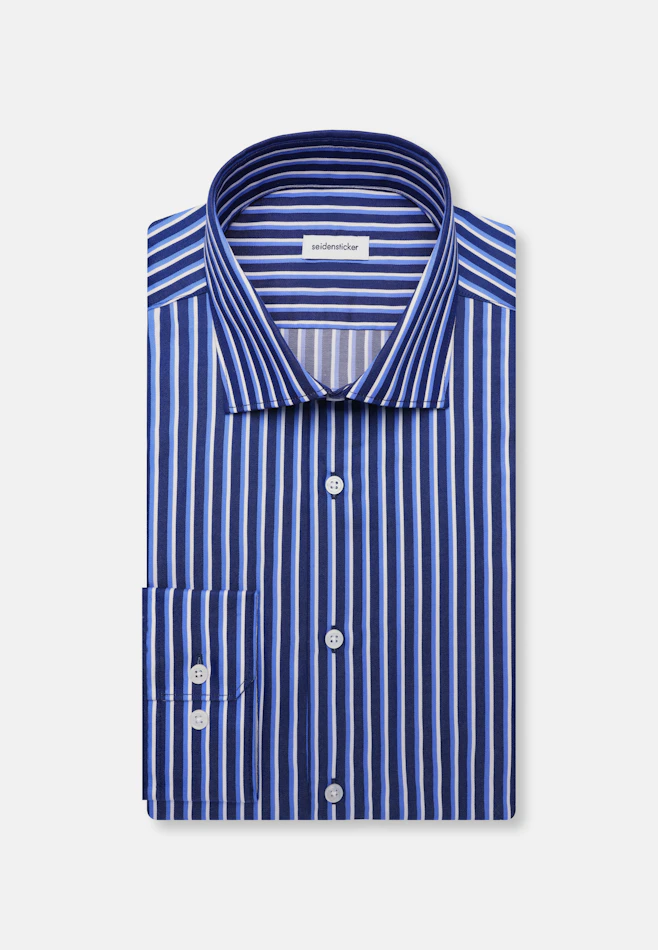 Shaped Business shirt Stripes in Dunkelblau | Seidensticker online shop