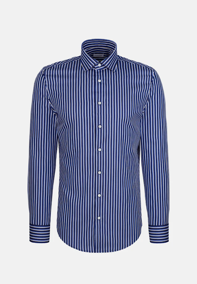 Shaped Chemise d'affaires Rayures in Bleu Foncé |  Seidensticker Onlineshop