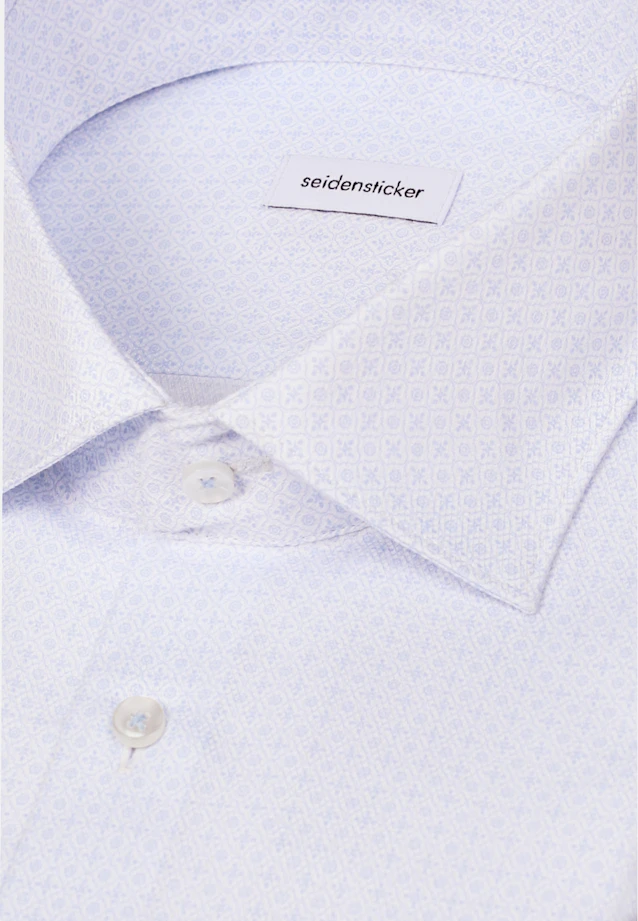 X-Slim Business Hemd Druck in Hellblau |  Seidensticker Onlineshop