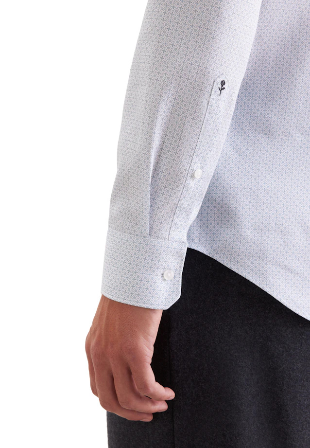 X-Slim Chemise d'affaires Imprimé in Vert |  Seidensticker Onlineshop