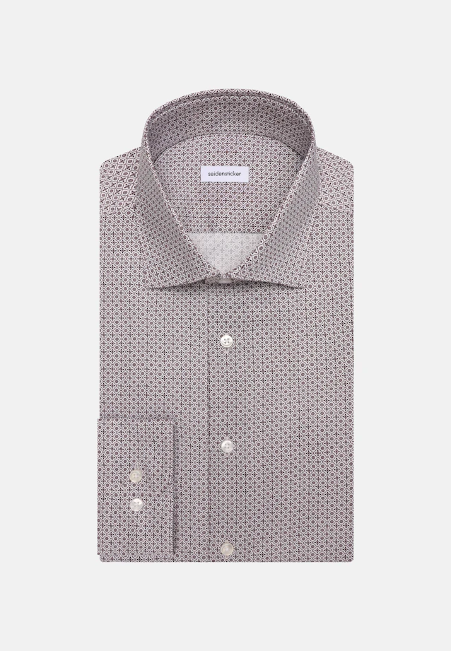 X-Slim Business Hemd Druck in Rot |  Seidensticker Onlineshop