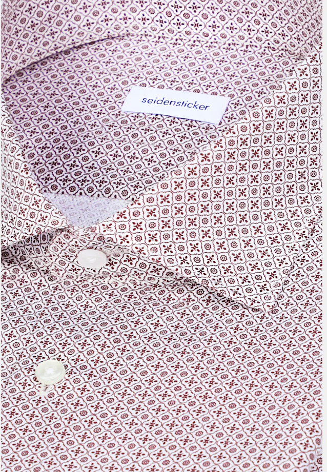 X-Slim Business shirt Print in Rot |  Seidensticker Onlineshop