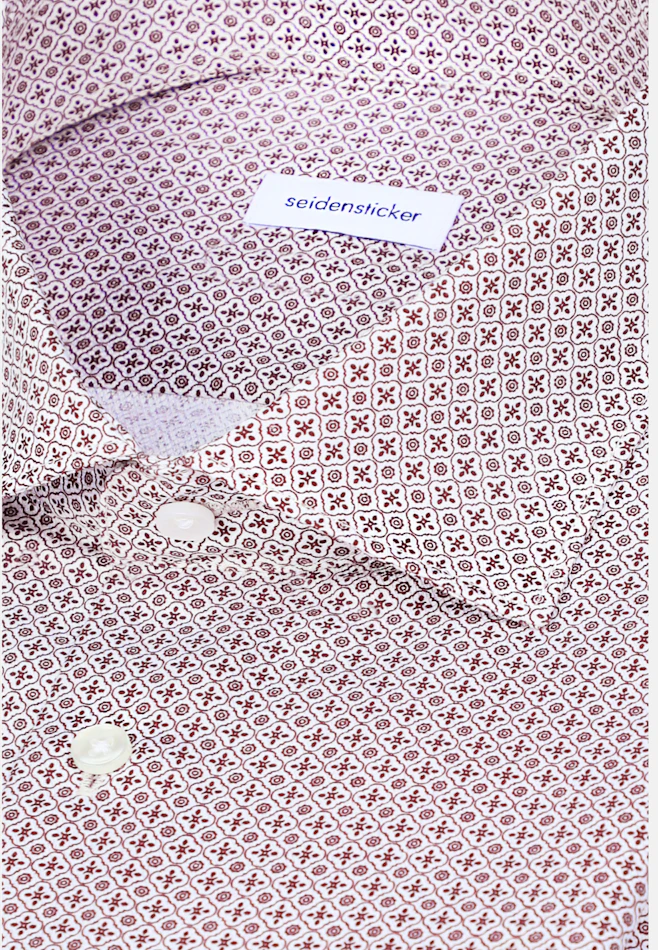 X-Slim Business shirt Print in Rot | Seidensticker online shop