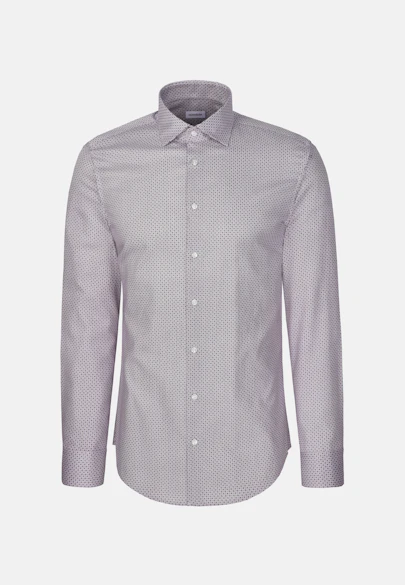X-Slim Business shirt Print in Rot |  Seidensticker Onlineshop