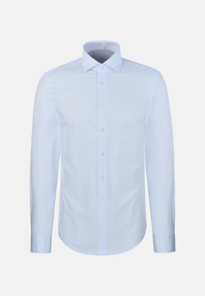 X-Slim Chemise Performance Structure dans Bleu Clair | Boutique en ligne Seidensticker