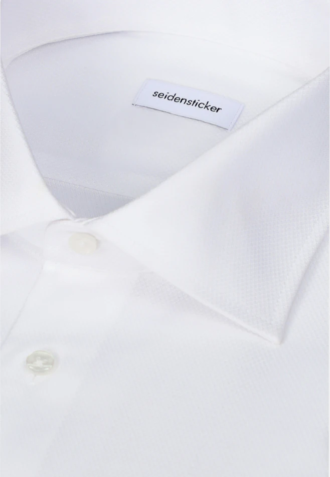 Shaped Business Hemd Struktur in Weiß | Seidensticker Onlineshop