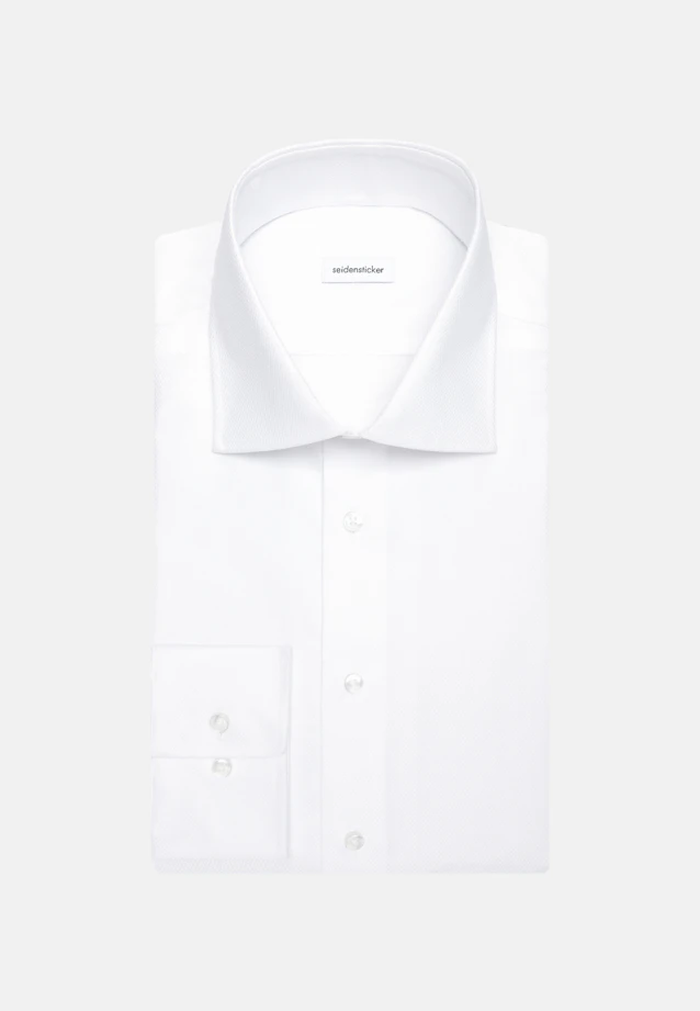 Shaped Chemise d'affaires Structure in Blanc |  Seidensticker Onlineshop