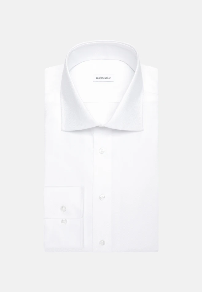 Shaped Chemise d'affaires Structure dans Blanc | Boutique en ligne Seidensticker