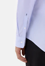 X-Slim Business shirt Print in Mittelblau |  Seidensticker Onlineshop