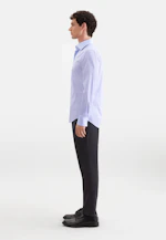 X-Slim Business Hemd Druck in Mittelblau |  Seidensticker Onlineshop