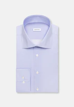 X-Slim Business shirt Print in Mittelblau |  Seidensticker Onlineshop