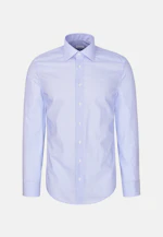 X-Slim Business Hemd Druck in Mittelblau |  Seidensticker Onlineshop