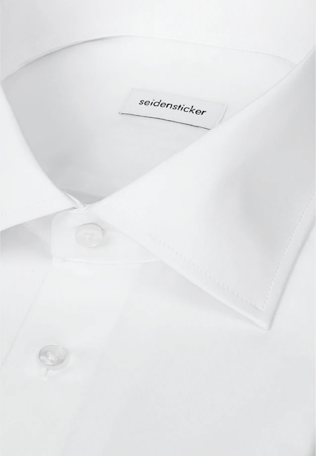 Slim Business shirt Uni in Weiß |  Seidensticker Onlineshop