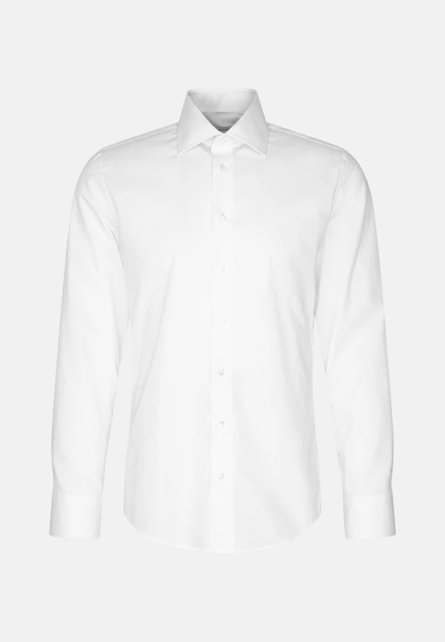 Slim Business shirt Uni in Weiß |  Seidensticker Onlineshop