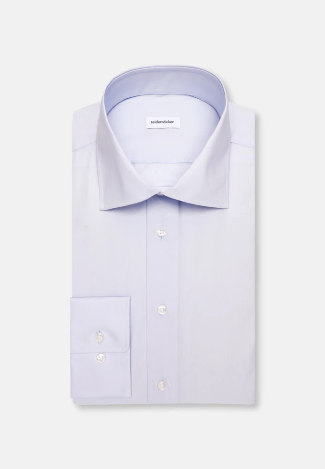Slim Chemise d'affaires Uni dans Bleu Clair | Boutique en ligne Seidensticker