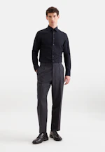 Slim Business shirt Uni in Schwarz |  Seidensticker Onlineshop