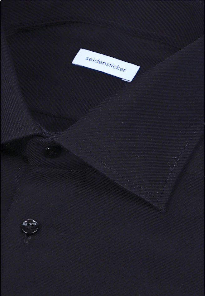 Slim Business shirt Uni in Schwarz | Seidensticker online shop