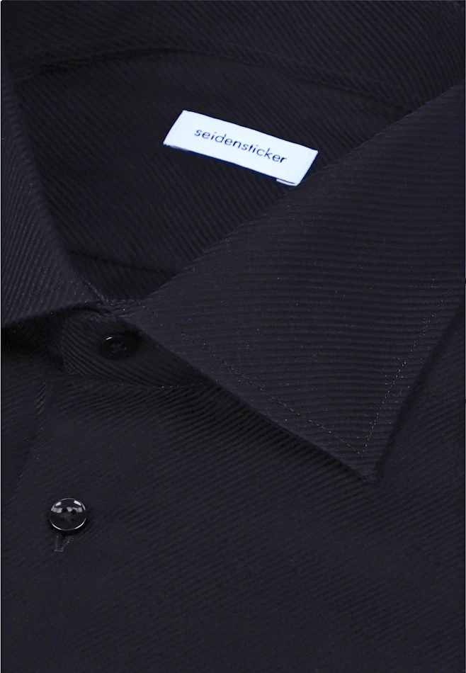 Slim Business shirt Uni in Schwarz | Seidensticker online shop