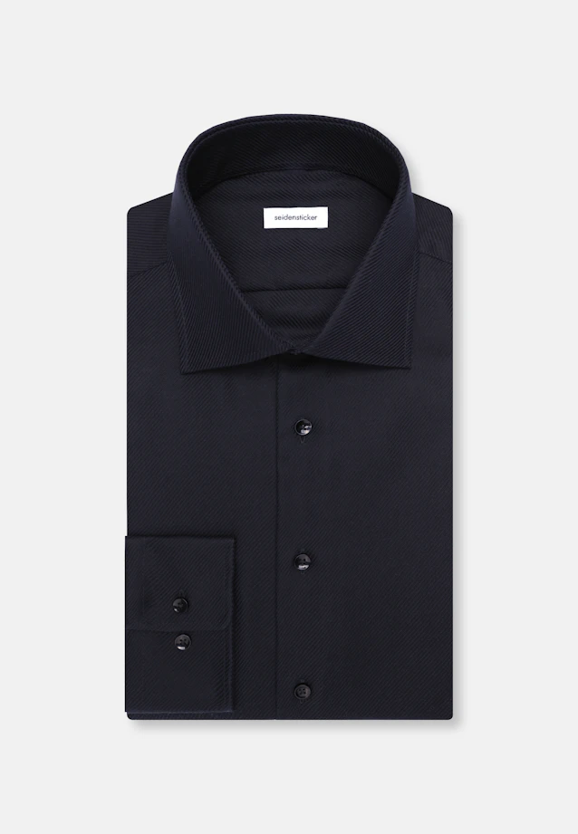 Slim Business shirt Uni in Schwarz |  Seidensticker Onlineshop