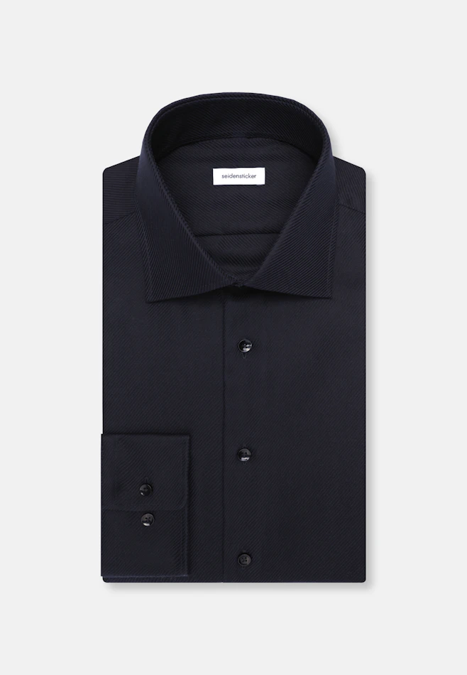 Slim Business shirt Uni in Schwarz | Seidensticker online shop