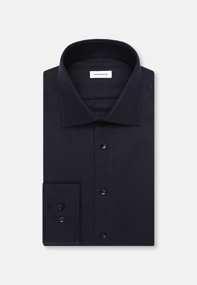 Slim Business shirt Uni in Schwarz |  Seidensticker Onlineshop