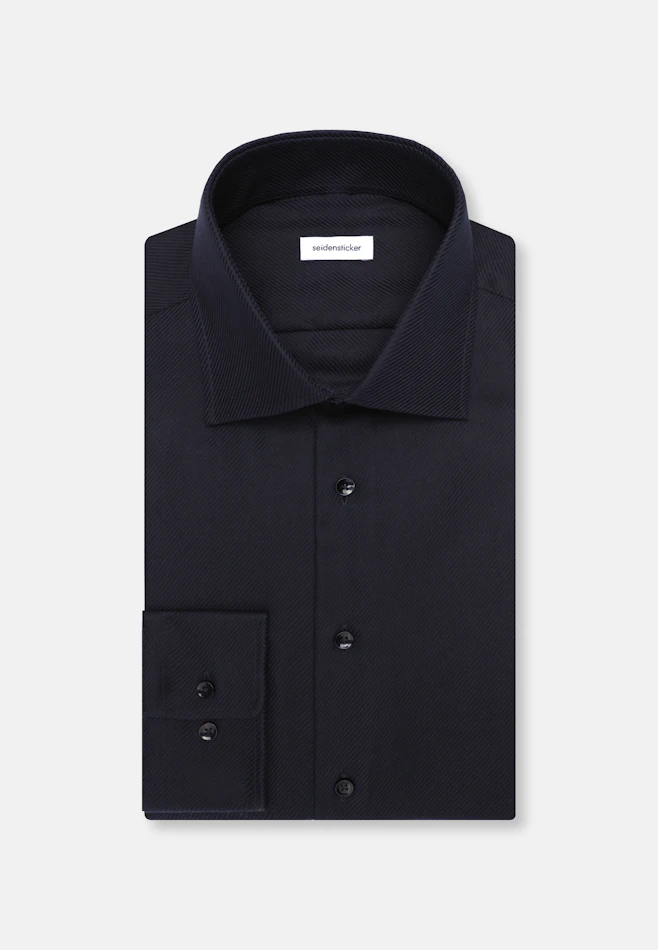 Slim Business shirt Uni in Schwarz | Seidensticker online shop