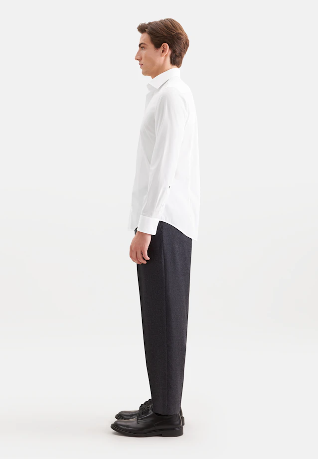 Shaped Chemise d'affaires Uni in Blanc |  Seidensticker Onlineshop