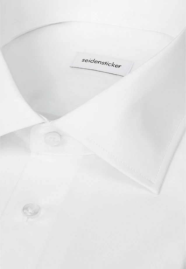 Shaped Business shirt Uni in Weiß |  Seidensticker Onlineshop