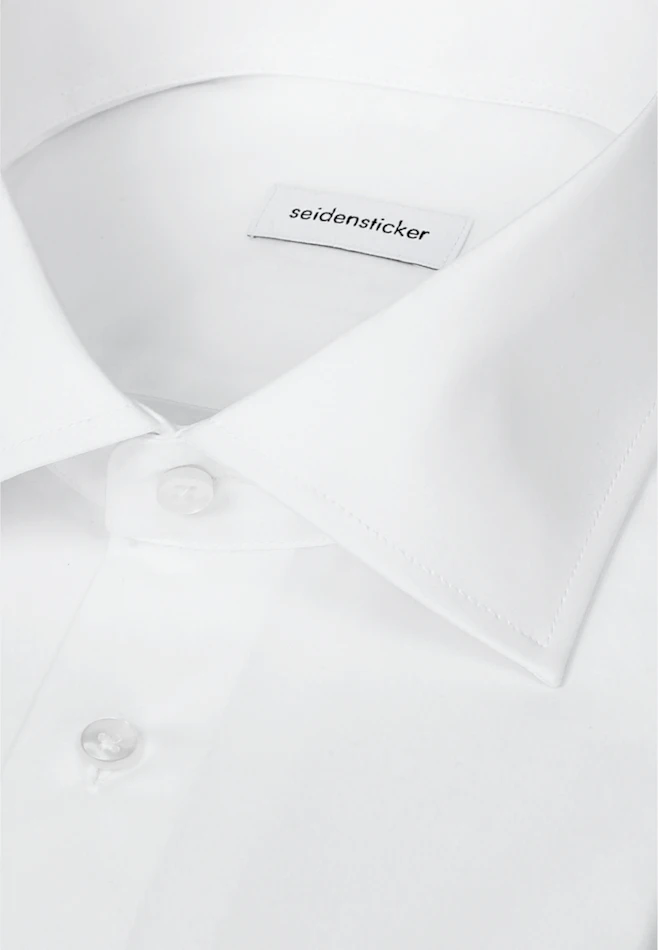 Shaped Business shirt Uni in Weiß | Seidensticker online shop