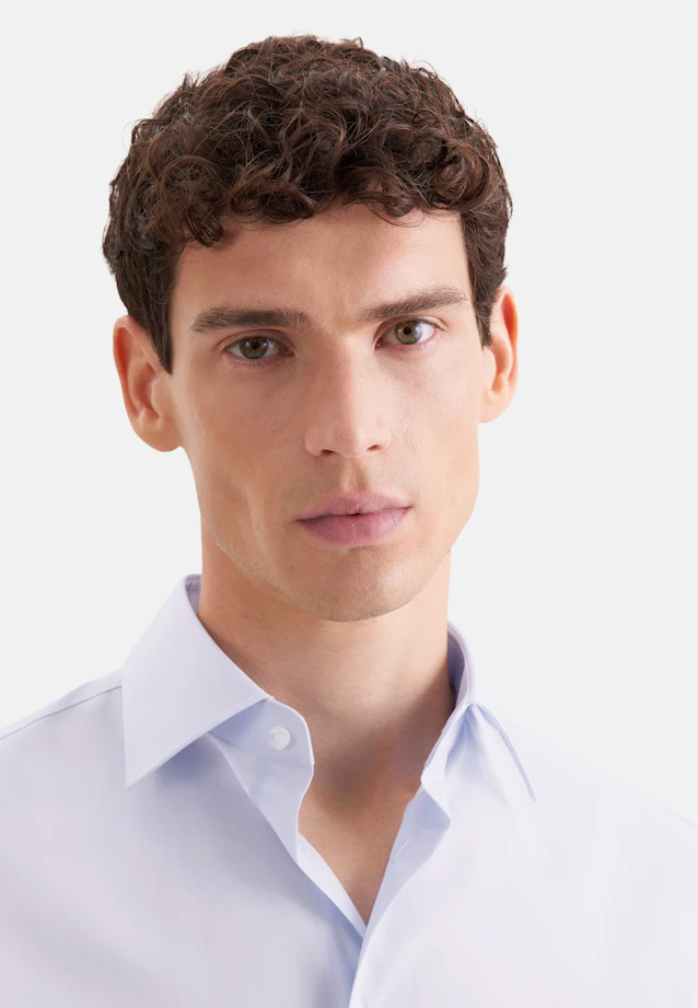 Shaped Business shirt Uni in Hellblau |  Seidensticker Onlineshop