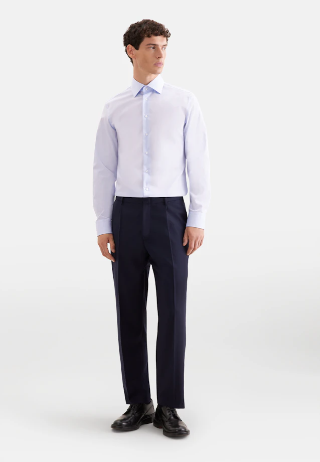 Shaped Business shirt Uni in Hellblau |  Seidensticker Onlineshop