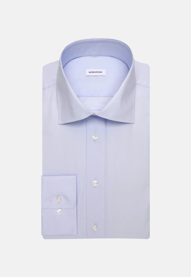 Shaped Chemise d'affaires Uni in Bleu Clair |  Seidensticker Onlineshop