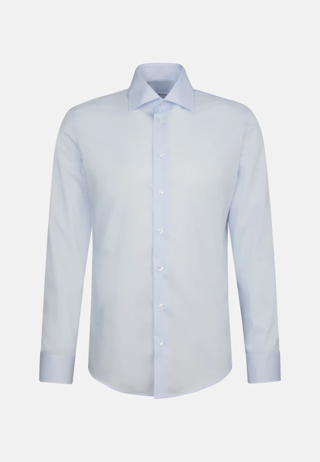 Shaped Chemise d'affaires Uni in Bleu Clair |  Seidensticker Onlineshop