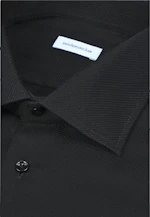 Shaped Business shirt Uni in Schwarz |  Seidensticker Onlineshop