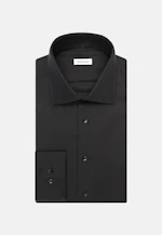 Shaped Business shirt Uni in Schwarz |  Seidensticker Onlineshop