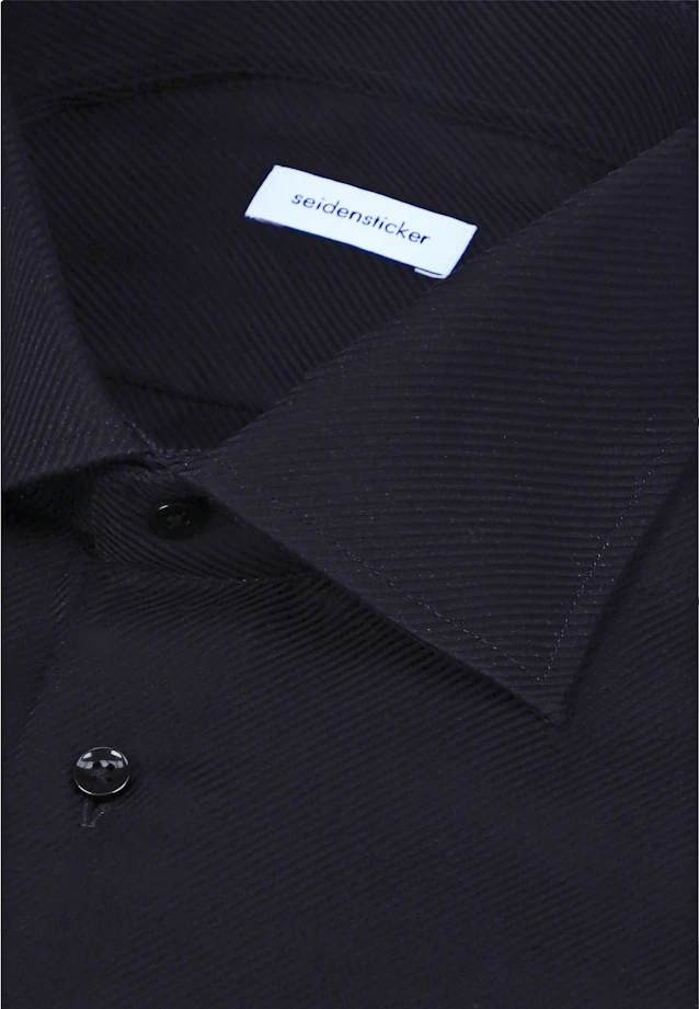 Shaped Chemise d'affaires Uni in Noir |  Seidensticker Onlineshop