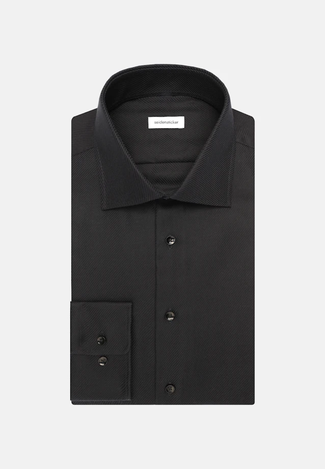 Shaped Chemise d'affaires Uni in Noir |  Seidensticker Onlineshop
