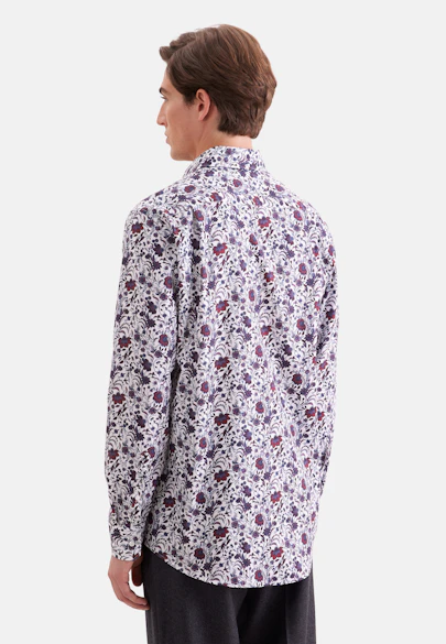 Regular Chemise d'affaires Imprimé in Rouge |  Seidensticker Onlineshop