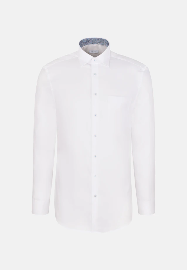 Regular Business shirt Uni in Weiß |  Seidensticker Onlineshop