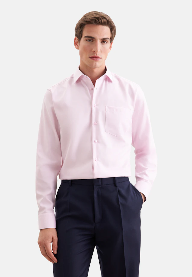 Regular Business Hemd Uni in Rosa |  Seidensticker Onlineshop