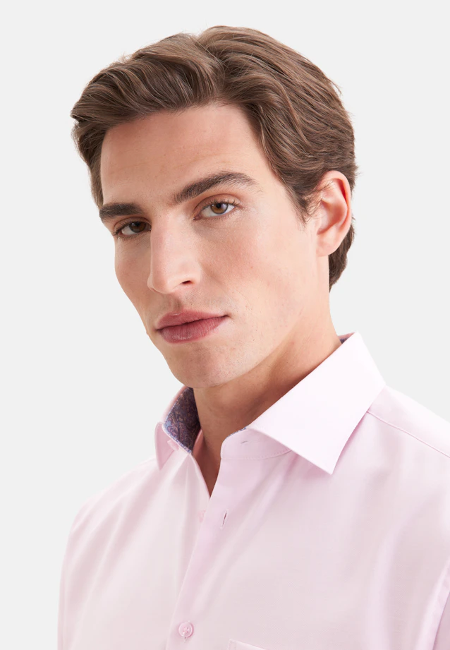 Regular Business Hemd Uni in Rosa |  Seidensticker Onlineshop