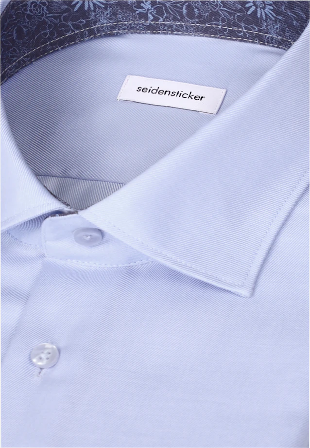 Regular Business Hemd Uni in Mittelblau |  Seidensticker Onlineshop