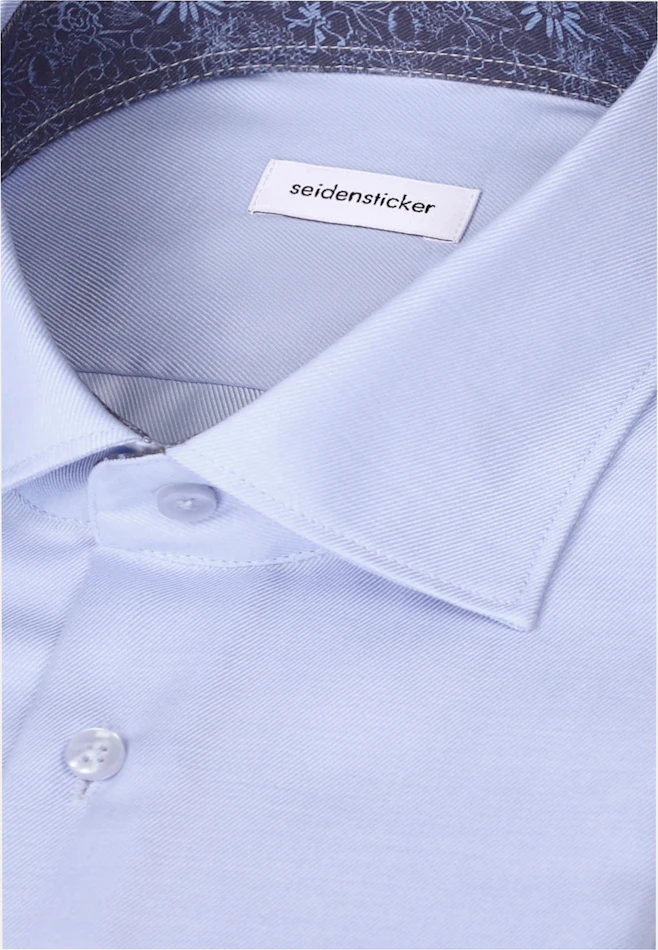 Regular Business Hemd Uni in Mittelblau | Seidensticker Onlineshop