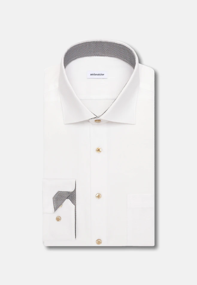 Regular Business shirt Structure in Weiß | Seidensticker online shop