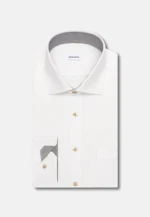 Regular Business shirt Structure in Weiß |  Seidensticker Onlineshop
