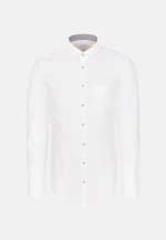 Regular Business shirt Structure in Weiß |  Seidensticker Onlineshop