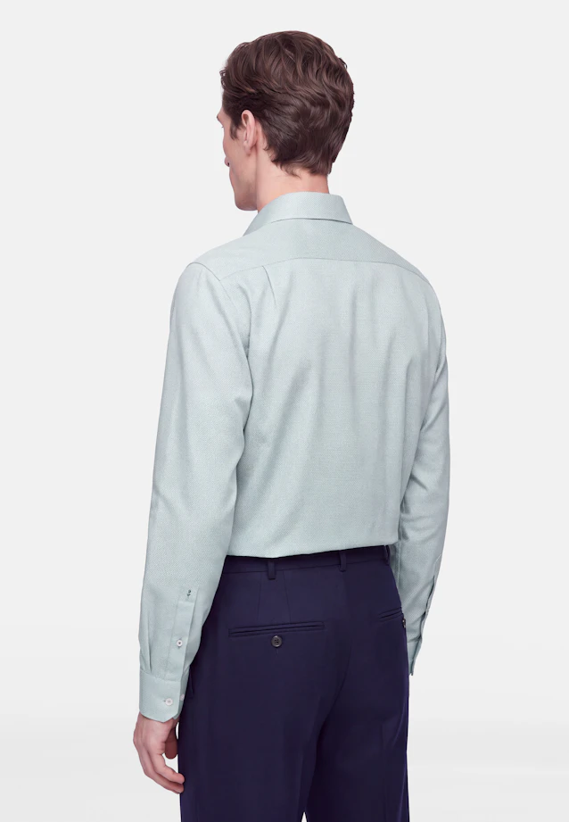 Regular Chemise d'affaires Structure in Vert |  Seidensticker Onlineshop